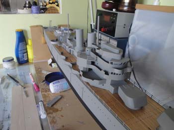 Maqueta escala 1:200 del Crucero General Belgrano Maqueta escala 1:200 del Crucero General Belgrano